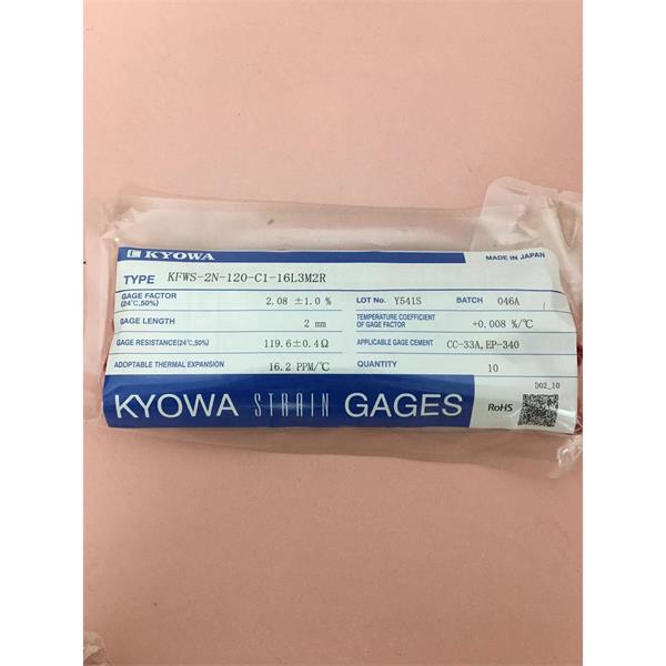 日本KYOWA高溫用箔式應(yīng)變片KFU-2-350-C1-23 H3M3