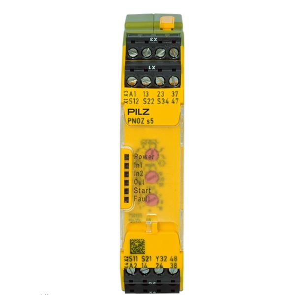 PILZ皮爾茲德國安全繼電器 PNOZ X3 110VAC 24VDC 3n/o 1n/c 1so